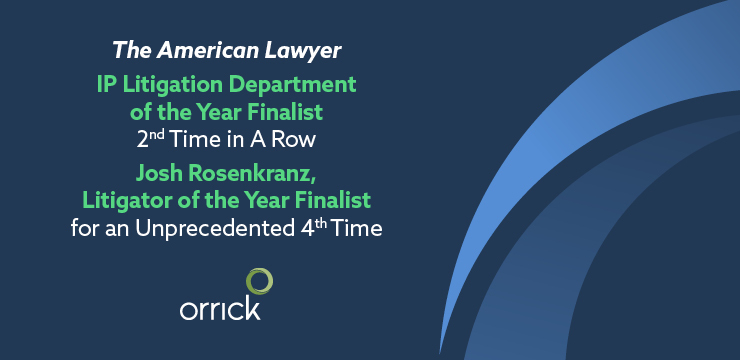 american lawyer a list 2025 ip litigation department of the year