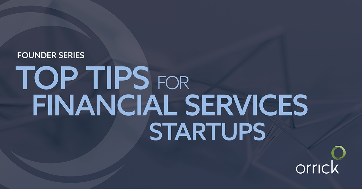 Founder Series: Top Tips for Financial Services Startups