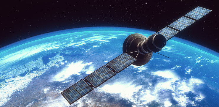 satellite above earth